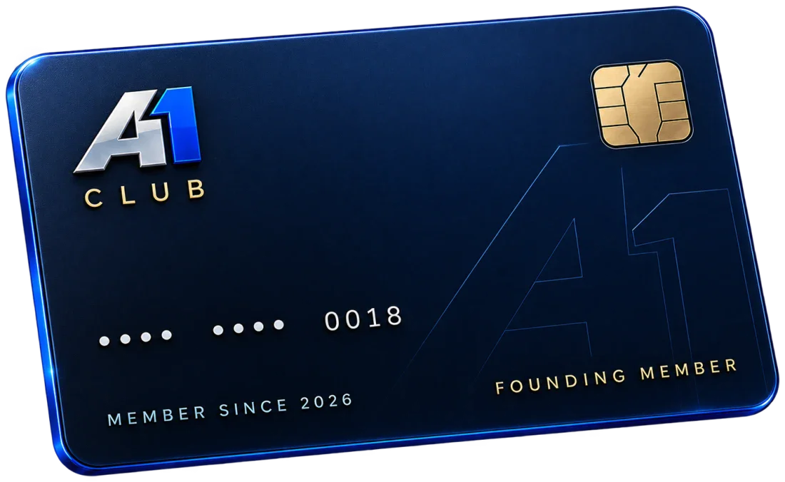 A1 Club membership card